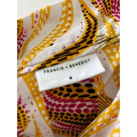 Francis + Benedict Pleated Cotton Mini Skirt Women's Multicolor Size Medium - Picture 4 of 6